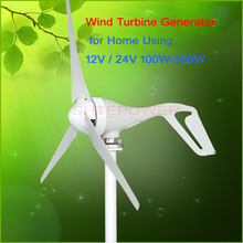 Permanet Magnet three phase AC generator 12V/24V rated voltage 200W windmill low start up wind speed 2m/s Wind Turbines 2024 - buy cheap