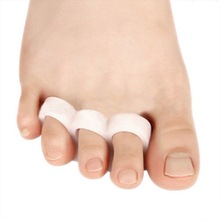 2pcs White Gel Toe Separators Stretchers Alignment Bunion Pain Relief MH88 2024 - buy cheap