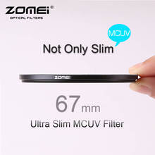 ZOMEI PRO Ultra Slim 67mm  MCUV 16 Layer Multi Coated Optical Glass MC UV Filter for Canon Nikon Hoya Sony DSLR Camera Lens 2024 - buy cheap