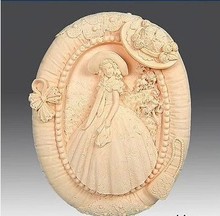 Graceful Girl  Craft Art Silicone Soap mold Craft Molds DIY Handmade soap molds 2024 - buy cheap