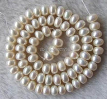 ! Wholesale Fashion Style DIY jewelry 5-7MM Freshwater White Pearl Loose Beads JT6679 Necklace bracelet design 2024 - buy cheap