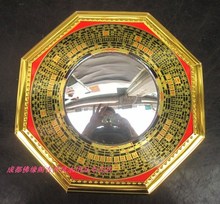 Espelho convexo artesanal de liga de bronze e cobre armário, produto de decoração convexo para feng shui 2024 - compre barato