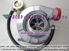 TD05-20G TD05 20G TD05-20G-8 Water cooled Turbo Turbocharger For SUBARU Impreza WRX STI EJ20 EJ25 2.0L 450HP with gaskets + pipe 2024 - buy cheap