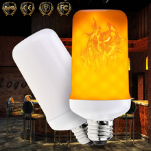 E14 LED Flame Effect Lamp E27 Flickering Candle Light Led 3W 5W E26 Simulation Fire Burning Bulb Christmas Decorations for Home 2024 - buy cheap