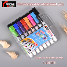 Genvana/Know Magnetic Whiteboard Marker Erasable Board Marker With Magnet Quick-Drying Easy Erase 1.5MM Office & School Supplies 2024 - buy cheap