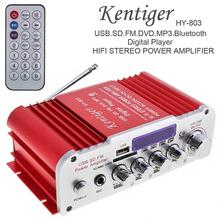 DC12V/AC220V/AC110V 2CH Bluetooth-compatible HI-FI Car Audio Amplifier FM Radio Player Support SD USB DVD for Car Home 2024 - buy cheap