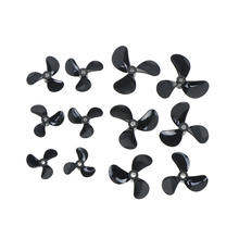 1 pairs 3 Blades 4mm Rc Boat Three Blades Paddle Nylon Boat Propeller Positive &Reverse Screw High Strength D28/32/36/40/44/48mm 2024 - buy cheap