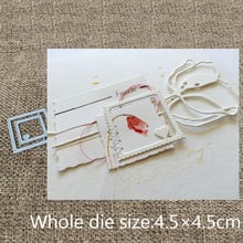 XLDesign Craft Metal Cutting Die cut die heart square frame decoration scrapbooking Album Paper Card Craft Embossing Die Cuts 2024 - buy cheap