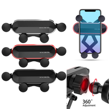 Suporte do telefone do carro de gravidade,, saída de ar para iphone 8 x xs max samsung xiaomi suporte universal para segurar 2024 - compre barato