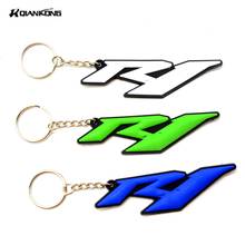 NEW arrivel Moto Accessories Rubber Motorcycle keychain Motorcycle Key Chain Keyring For Yamaha YZF R1 2010 2014 2015 2016 2024 - buy cheap