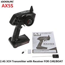 GOOLRC Brand AX5S 2.4G 3CH AFHS Radio RC Transmitter  with Receiver for RC Car Boat 2024 - buy cheap