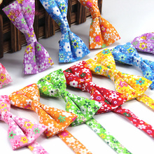 2016 Brand New Hot Men's flower print Formal Fashion Bow Ties Man Neck Bowtie Bowknot Necktie party suits Gravatas Butterfly 2024 - buy cheap