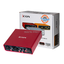 ICON Mobile U sound card 4-In/4-Out USB Recording Interface full duplex recording&playback Supports DirectSound WDM and ASIO2.0 2024 - buy cheap