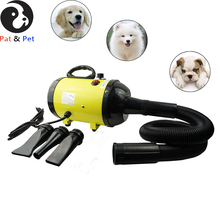 Pet Dryer, Professional Dog Dryer, High Power Hair Blower, Adjustable Speed Dog Grooming Force Heater Machine, with 3 Nozzles 2024 - buy cheap