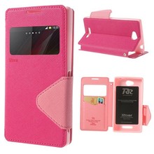 C2305 Phone Case For Sony Xperia C C2305 S39H Case Roar Korea View Window Leather Stand Filp Cover Capa for Sony Xperia C C 2305 2024 - buy cheap