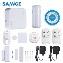 SANNCE Wireless Home Wi-Fi GSM GPRS Security Alarm System DIY Kit APP Control Motion Detector Sensor Burglar Alarm System Kits 2024 - buy cheap