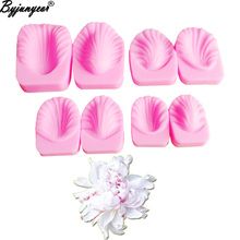 NEW 2pcs/set Large &Small Peony Petal Flower Veiner Sugar Tool Meridians Clay Flower Water Paper Simulation GumPaste C385 2024 - buy cheap