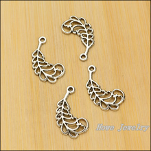 40 pcs Vintage zinc alloy charms leaf pendant DIY Bracelet Necklace metal jewelry accessories Making 2024 - buy cheap