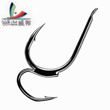 10Pcs 1Package High-carbon Steel Two Strength Tip Sharp Fighting Fishing Hook With Barbed Fish Gear For Taiwan Sea Fishing 2024 - buy cheap