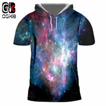 OGKB-Camiseta de hip hop para hombres y mujeres, ropa de calle Punk con capucha, estampado de galaxia espacial 3D, 7xl, nueva llegada 2024 - compra barato