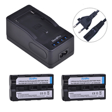 2pc NP-F550 NP-F570 NP F550 F570 Rechargeable Camera Battery + LED Quick Charger for Sony CCD-SC55 CCD-TRV81 DCR-TRV210 MVC-FD81 2024 - buy cheap