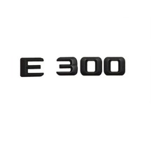Матовая черная наклейка на багажник автомобиля с надписью «E 300», эмблема с буквенным номером для Mercedes Benz E Class E300 2024 - купить недорого