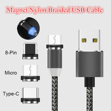 5 в 2A USB кабель для Samsung Galaxy S10 S9 A6 A8 J4 J6 Plus S7 Edge A30 A50 Note 9 8 J7 J5 2017 A9 A7 2018 Магнитный зарядный кабель 2024 - купить недорого