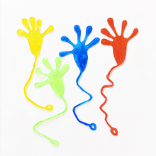 1pc Aleatória Enviar Brilho Mãos Pegajosas Brinquedos Engraçados Gadgets Prático Piadas Presentes Da Novidade Do Partido Prank Gags Brinquedos Macios para Crianças 2024 - compre barato