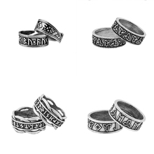 Бесплатная доставка Руна викингов кольцо кельтики кольца для мужчин и женщин панк ювелирные изделия 2024 - купить недорого