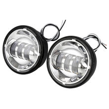 Pair 4.5" LED Auxiliary Passing Spot Fog Light Lamp For Harley Motorcycle Touring Street Road Glide King Softail Dyna 2024 - buy cheap