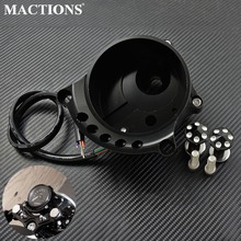 Motorcycle CNC Cafe Headlight Mount Instrument Cover Black Aluminum For Harley Sportster XL 1200 883 Models 2014-2018 2024 - buy cheap