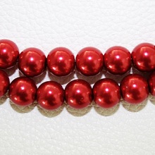 DK Red-Lote de bolas redondas sueltas de 8mm, separador con perla de cristal para fabricación de joyas, manualidades, CN-BBD012-01, aproximadamente 230 unidades 2024 - compra barato