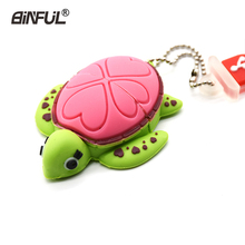 Unidad Flash USB de 8GB, memoria extraíble de tortuga de dibujos animados, de 32GB, 4GB, 64GB, 16GB 2024 - compra barato