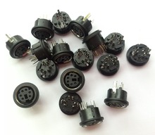 Conector hembra de montaje de PCB, Mini 6 Pin DIN, Circular, 20 Uds. 2024 - compra barato