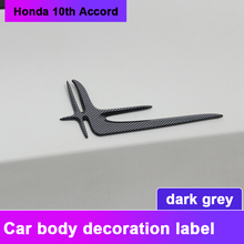 Pegatina lateral para coche Honda Accord, emblema de ala lateral 3D, etiqueta modificada, embellecedor, modificación de estilo deportivo, 2 piezas, 2018, 10 ° 2024 - compra barato