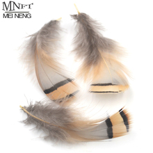 MNFT-alforjas de plumas de Color jengibre Natural, 50 Uds., materiales para atado de moscas 2024 - compra barato