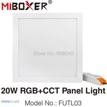 MiBoxer FUTL03 20W Smart Square RGB+CCT LED Panel Light 295x295 Support 2.4G Remote / Smartphone APP WiFi / Alexa Voice Control 2024 - buy cheap