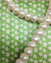 Collar de perlas naturales de agua dulce, joyería de grado AAA, forma ovalada, 10-11 MM 2024 - compra barato