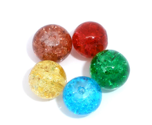 DoreenBeads 100 Mixed Crackle Glass Round Beads 8mm Dia. 2024 - buy cheap