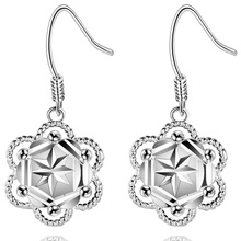 Top quality free shipping silver plated Earrings for women fashion jewelry /XBBYEOVD FNQRPEBB 2024 - buy cheap