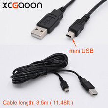 XCGaoon 3.5meter 11.48ft mini USB Car Charging Cable (Straight Port) for Car DVR Camera Video Recorder / GPS / PAD etc 2024 - buy cheap