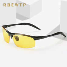 RBEWTP Aluminum Magnesium Night Vision Glasses Polarized Sunglasses Men Women Sun Glasses Male UV400 Gafas De Sol For Men 2024 - buy cheap