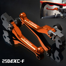 For   250EXC-F 2005-2018 250 EXC-F EXCF EXC F CNC Aluminum Motorcycle DirtBike Dirt Bike Motocross Pivot Brake Clutch Levers 2024 - buy cheap