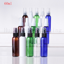 100pcs/lot High-grade 60ml Empty Plastic Spray Bottle Refillable Perfume PET Bottles With Spray Pump Container 2024 - buy cheap