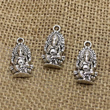  Free Shipping 30Pcs Tibetan Silver color Elephants Charms Pendants 14*27mm For Jewelry Making Craft DIY T0479 2024 - buy cheap