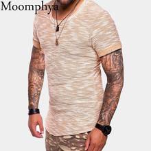 Moomphya 2018 Men Jacquard weave t shirt Slim Fit short sleeve t-shirt Men hip hop tshirt streetwear funny t shirts 2024 - buy cheap