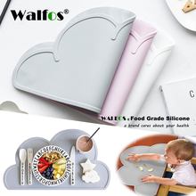 Walfos-Mantel Individual de silicona de grado alimenticio para 100%, alfombra para mesa de silicona resistente al calor para bebé, Chico, Estera resistente al calor 2024 - compra barato