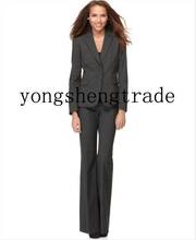Hot Selling Women Suits Black with Narrow Stripes Women Suit Custom Made Women Suit Lady Suit 607 2024 - купить недорого