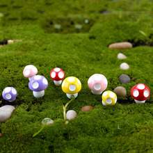 Mini Mushroom Garden Ornament Resin Crafts Decorations Mushrooms Terrarium Figurines Fairy Garden Miniatures Party Garden 10pcs 2024 - buy cheap
