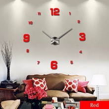 quartz new home decoration acrylic Modern Design Decorative Led Wall Clock 3D DIY big size wall sticker clock modern design 2024 - buy cheap